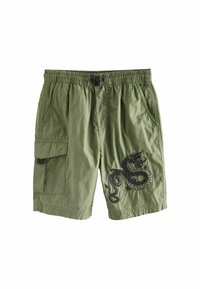 Next DRAGON EMBRODIARY - Kapsáče - khaki green