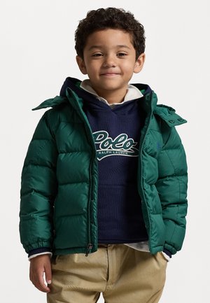 RIPSTOP DOWN HOODED JACKET - Piumino - kelly green
