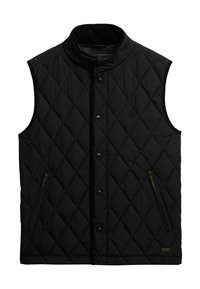 QUILTED ESTATE - Bodywarmer - meteorite black