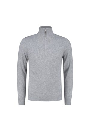 NØLSON THE QUARTER ZIP - Trui - light grey