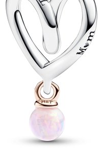 Pandora MOM HEART - Talizman - sterling silver and rose gold plated