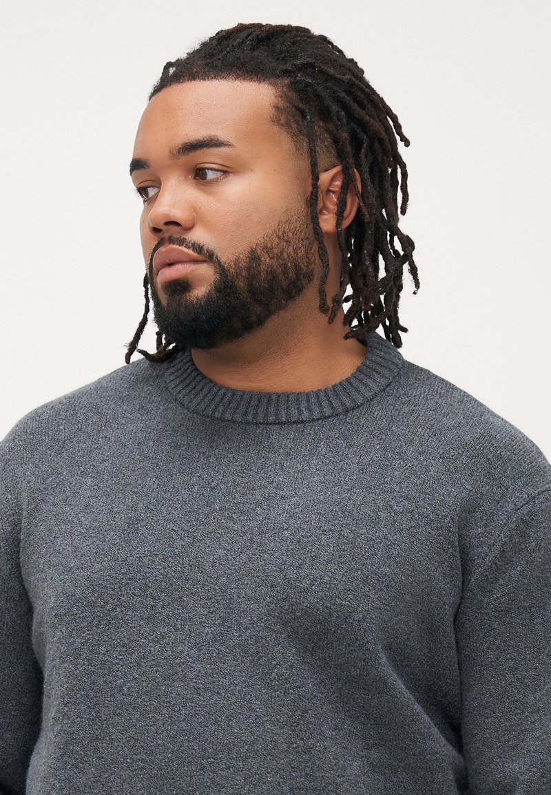 Jack Jones JORNORREBRO CREW NECK Strickpullover dark grey