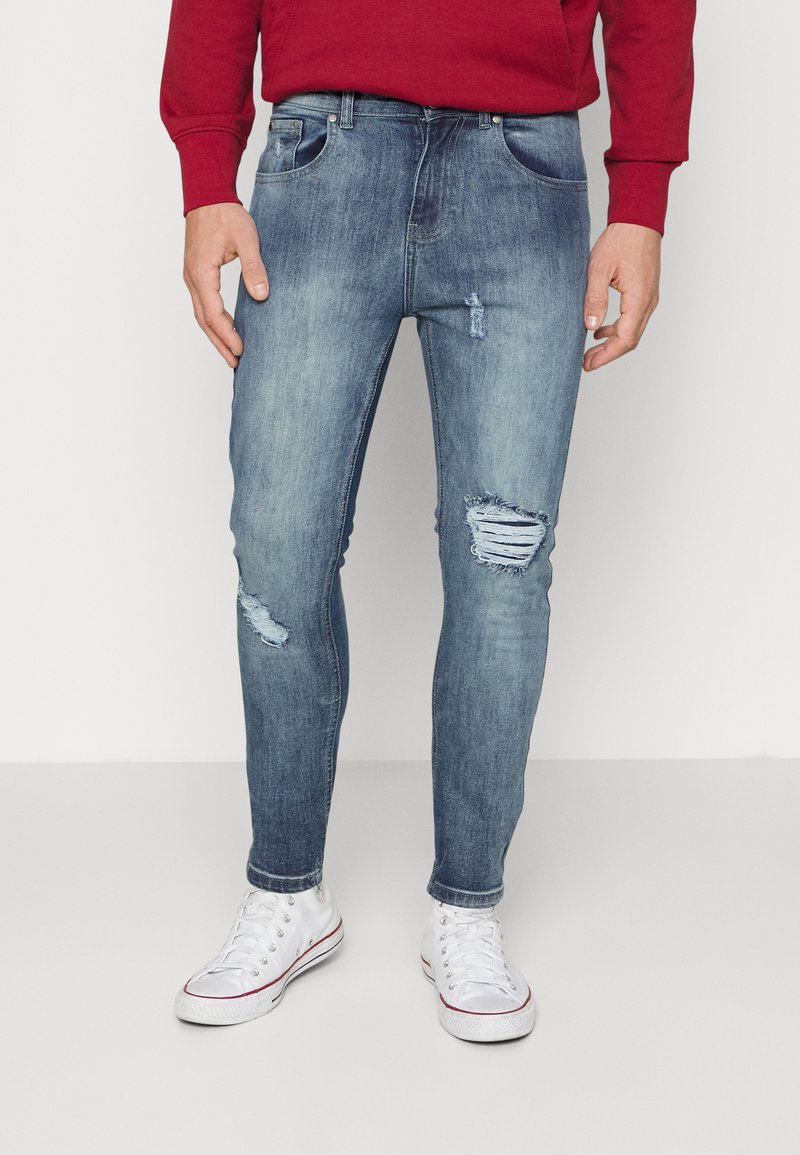 274 TERRAIN - Calças de ganga justas - light blue