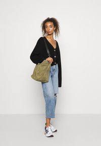 Monki Casaco de malha - black