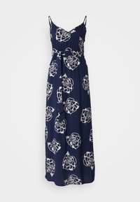 VMEASY SLIT V NECK DRESS  - Dolga obleka - navy blazer