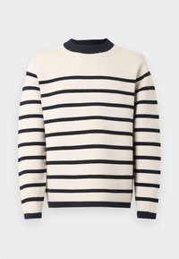 SAWYER STRIPE CREW NECK - Pullover - moonbeam