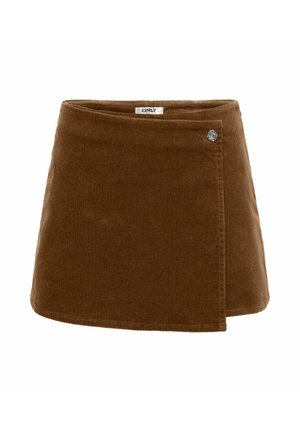 ONLY, ONLZEVA HW CORD WRAP SKORT CC PNT - Jupe-short - bison