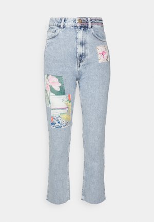 LOS ANGELES - Džíny Straight Fit - denim medium wash