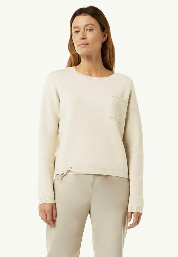 Strickpullover - helles beige