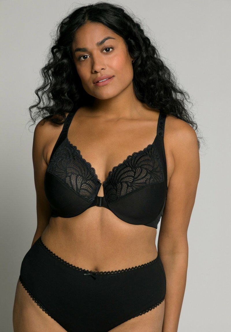 Ulla Popken Underwired Bra Schwarzblack Zalandode