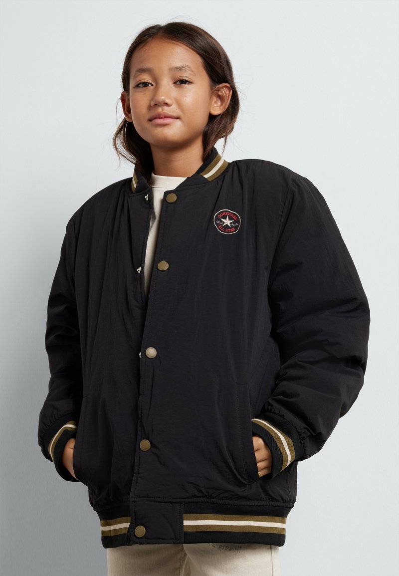 Converse VARSITY UNISEX - Pilotska jakna - black