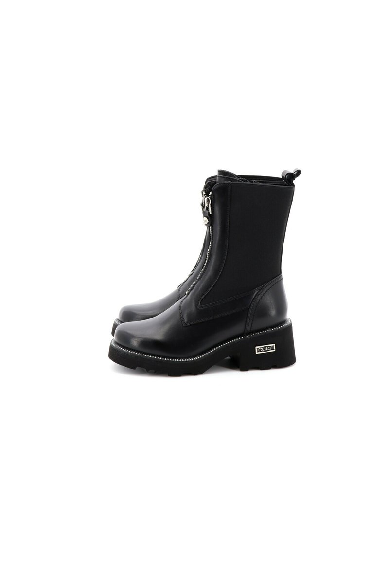 Cult GRACE - Enkellaarsjes met plateauzool - nero