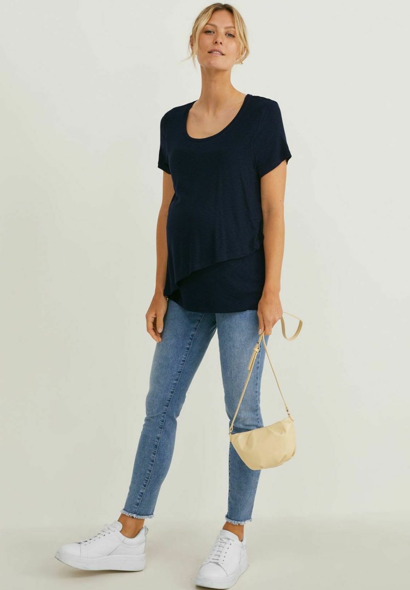 Damen T-Shirts | C&A T-Shirt basic dark blue/dunkelblau - IB32064 Damen T-Shirts | C&A T-Shirt basic dark blue/dunkelblau - IB32064