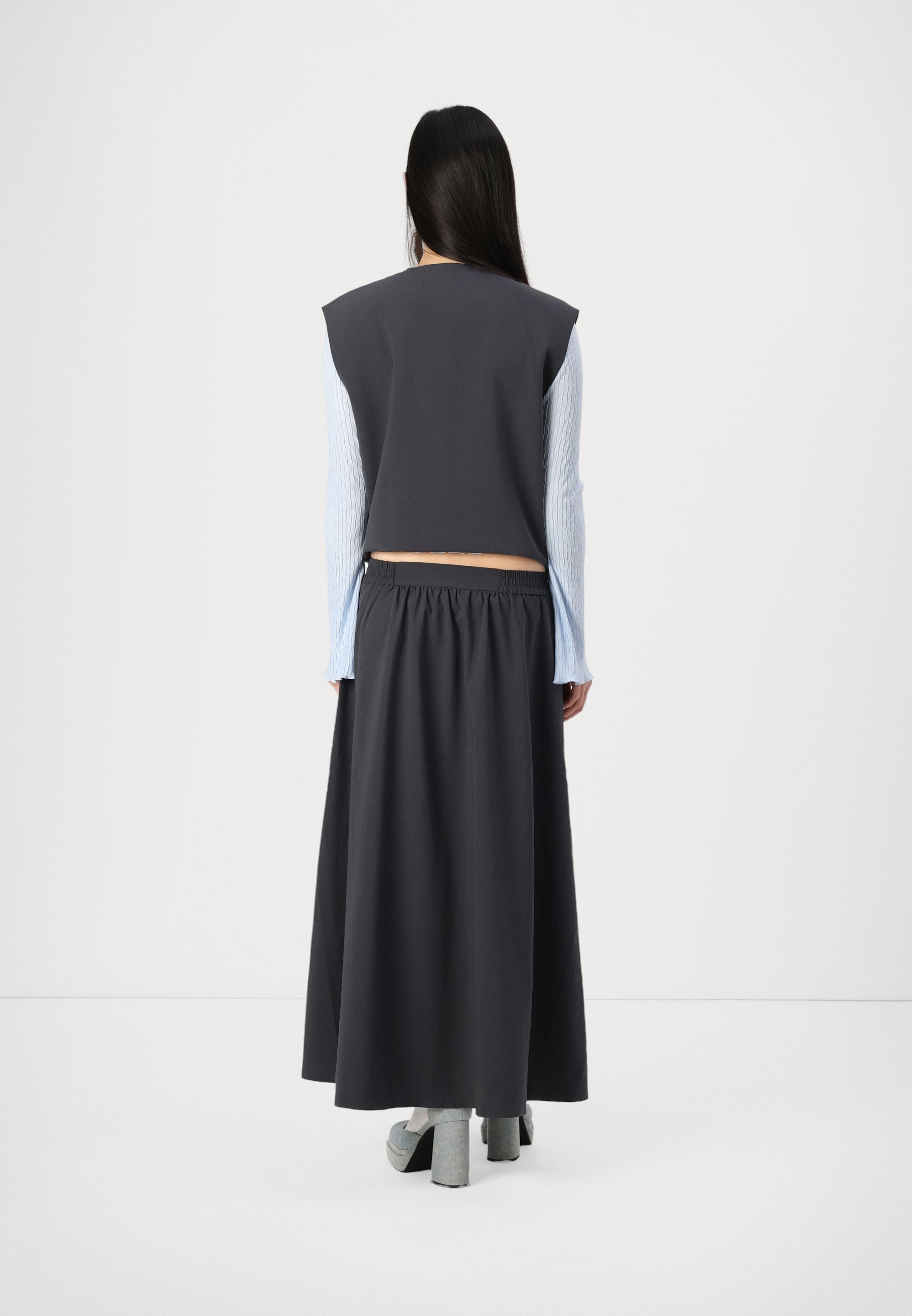 MSCH Copenhagen CASSIE SKIRT - A-lijn rok - phantom/zwart - Zalando.nl