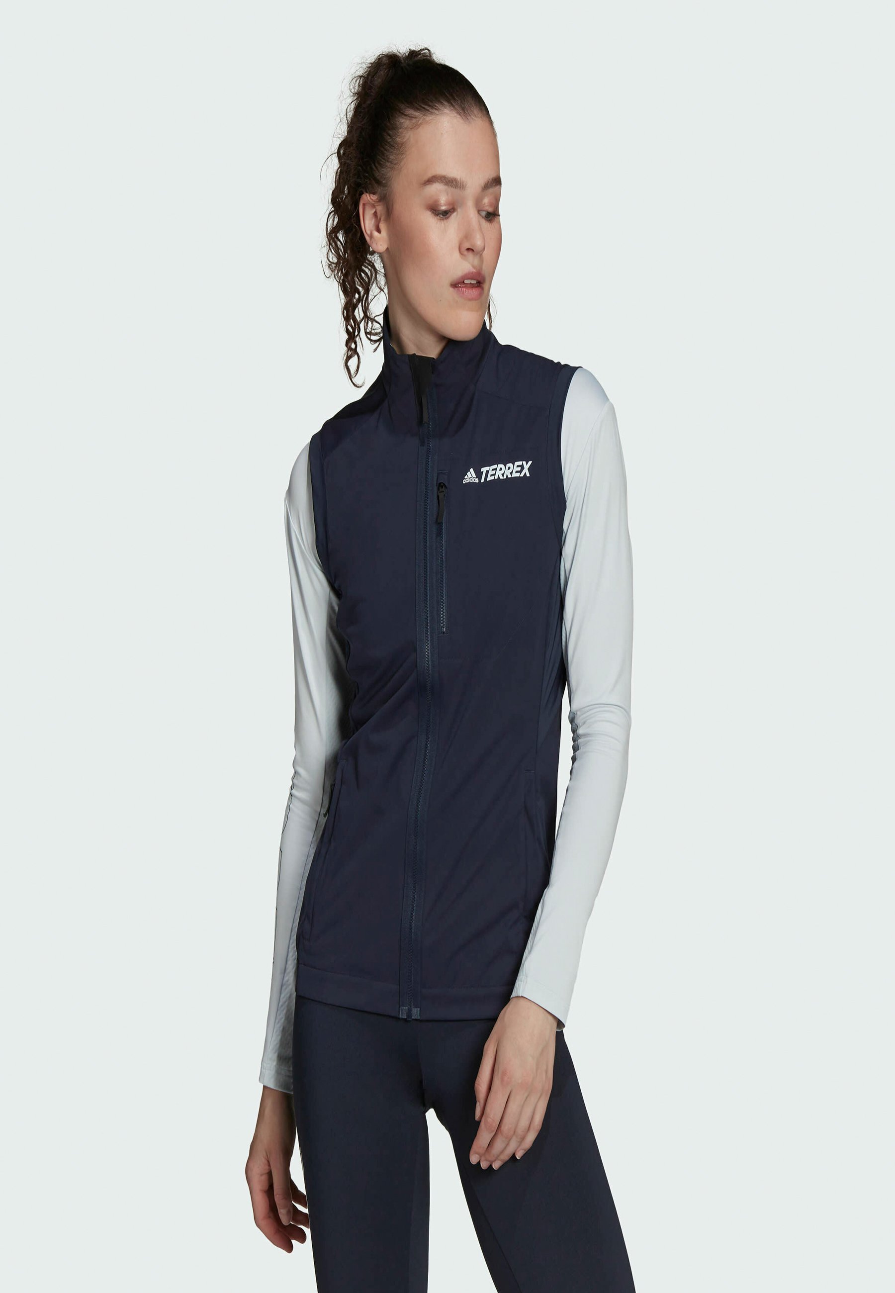 adidas weste damen blau