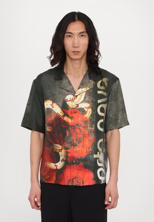 ROSES AND SNAKE HOLIDAY SHIRT - Hemd - black/red