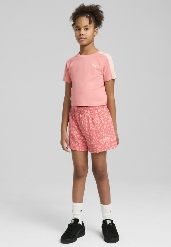 FLAMING LOVE HOCHGESCHNITTENE - Jogginghose - peach frost