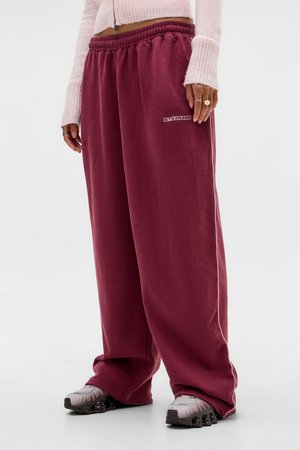 HARRI BAGGY JOGGER UNISEX - Tréningruha alsók - maroon