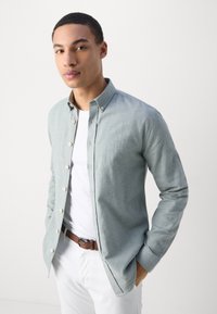 Lindbergh MELANGE BRUSHED SHIRT - Košile - light green