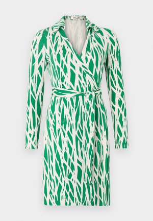 Diane von Furstenberg JEANNE WRAP DRESS - Hverdagskjole - twig green