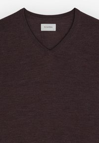 Scalpers CLASSIC V NECK  - Pulover - burgundy