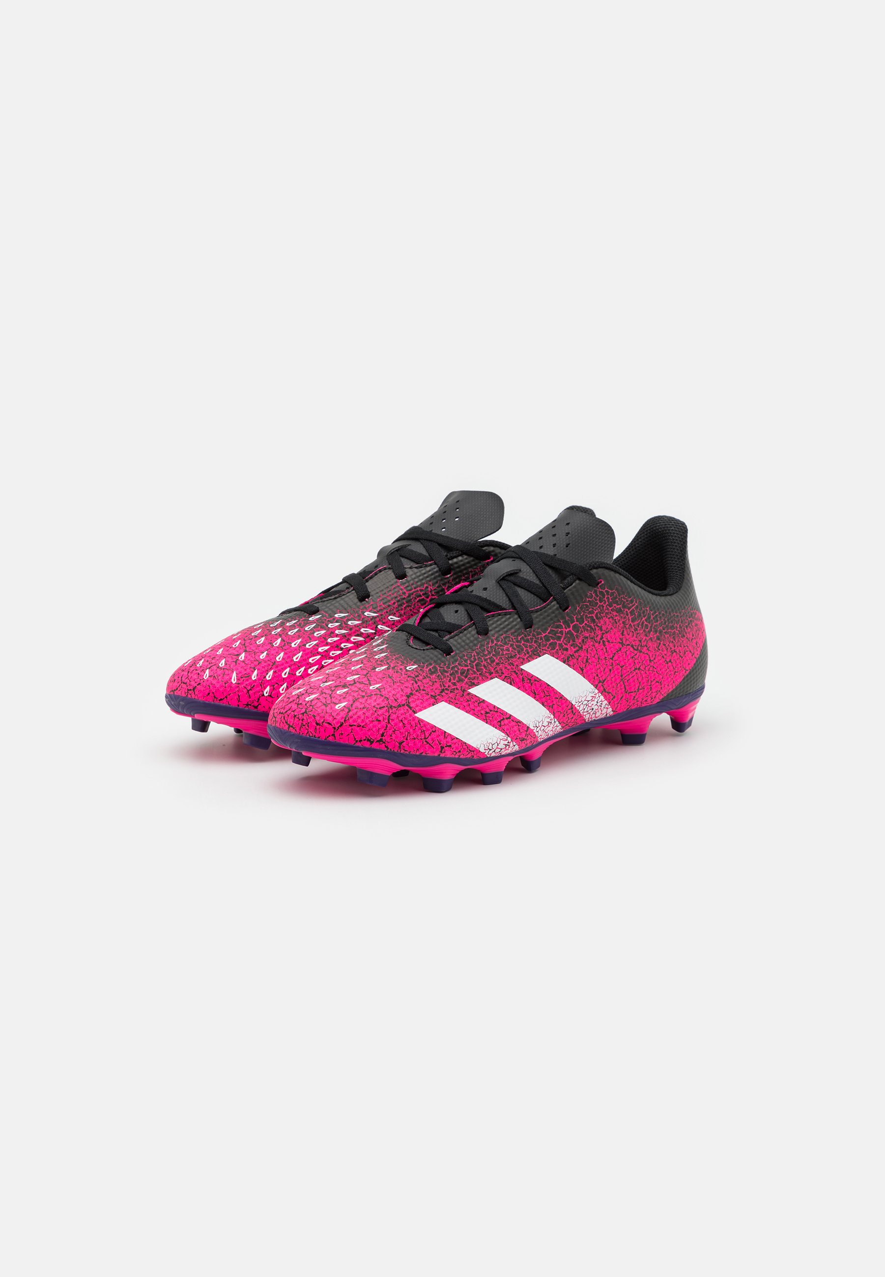 adidas Performance PREDATOR FREAK .4 FXG - Botas de fútbol con tacos -  shock pink/footwear white/core black/rosa - Zalando.es