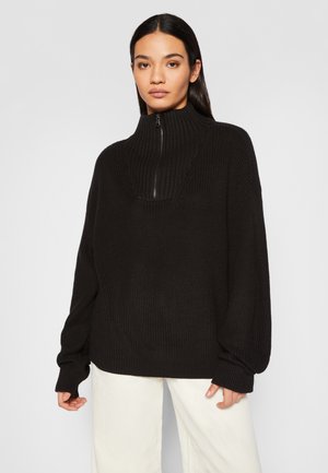 TROYER - Pullover - black
