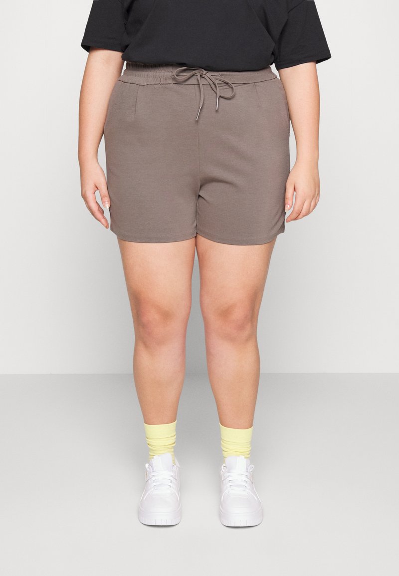 Damen Chinos | Vero Moda Curve VMEVA RUFFLE Shorts bungee/khaki - RU03085 Damen Chinos | Vero Moda Curve VMEVA RUFFLE Shorts bungee/khaki - RU03085