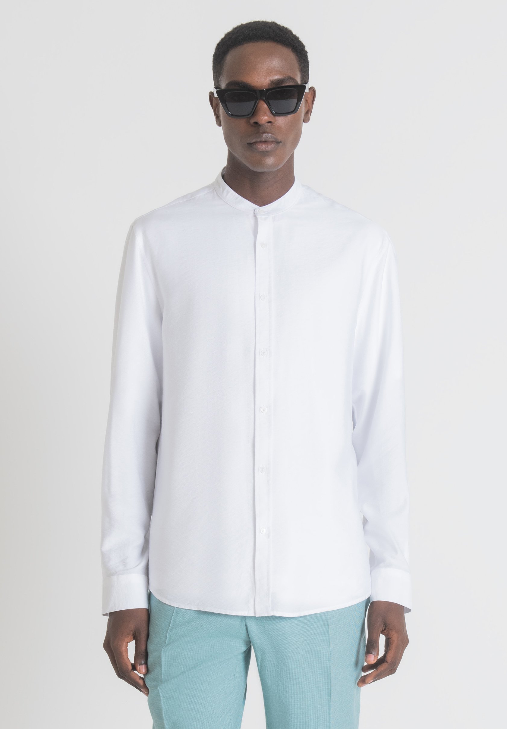 Camicia Collo Coreana Uomo Camicia Coreana E Maglioncino Antony