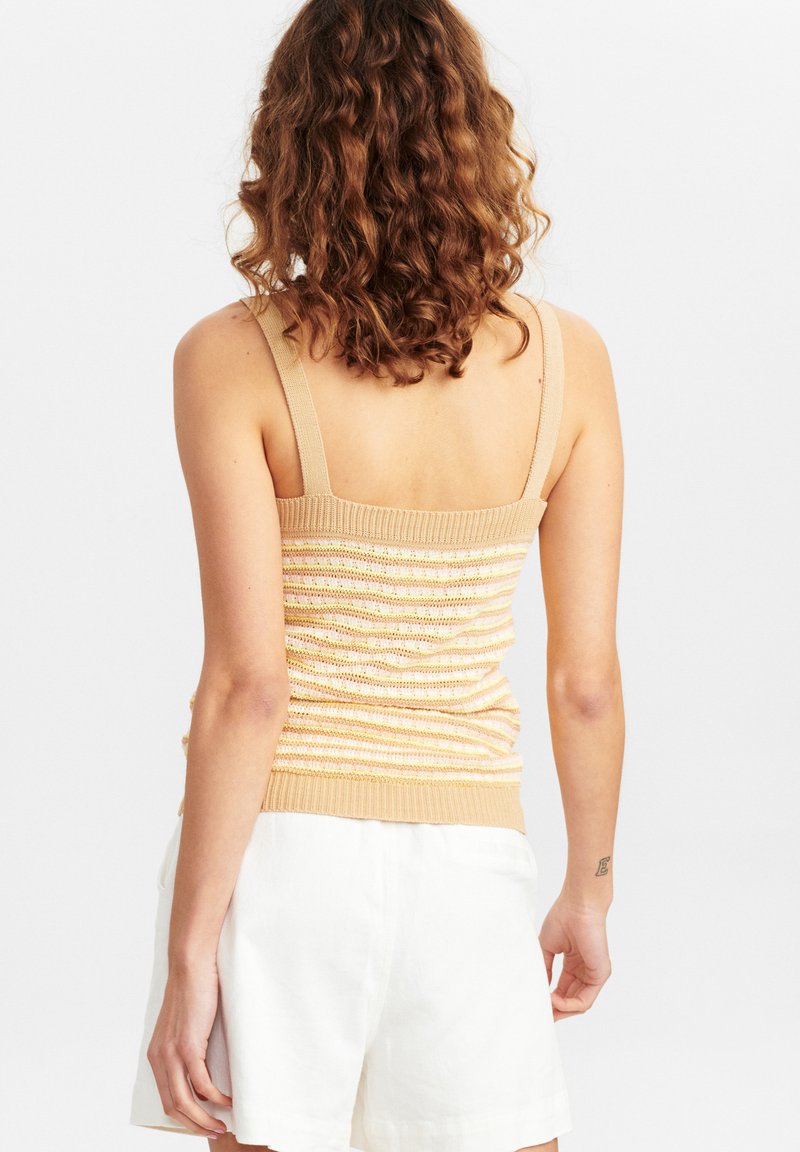 Damen T-Shirts | Nümph NUMIMMI Top warm sand/beige - YO58165 Damen T-Shirts | Nümph NUMIMMI Top warm sand/beige - YO58165
