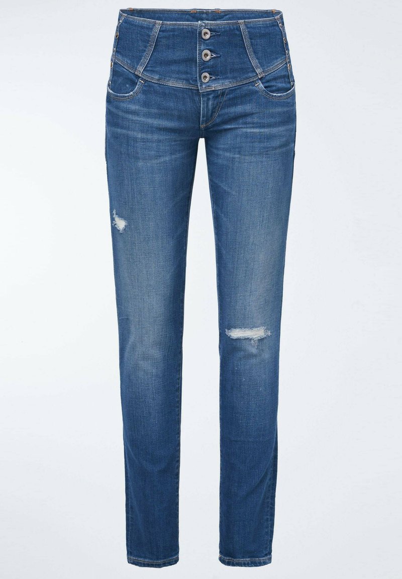 Salsa Jeans Slim fit jeans blauw denim/bluedenim