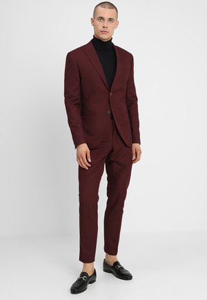 FASHION SUIT - Kostym - bordeaux