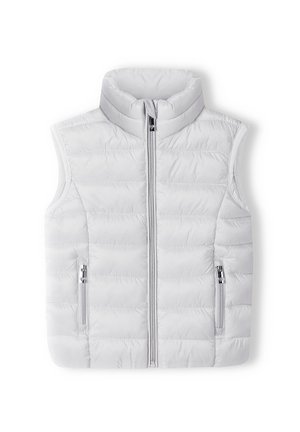 PADDED PUFFER GILET - Chaleco - white