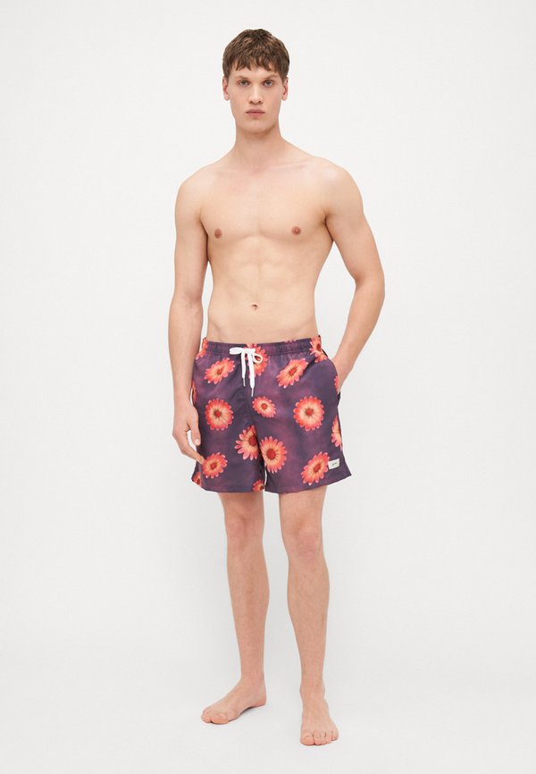 RASPBERRY AIR GARDEN FLORAL PRINTED SWIM TRUNKS - Swimming shorts4