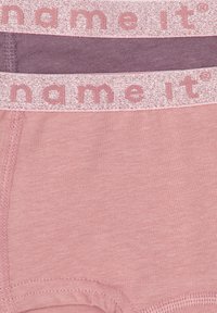Name it NKFHIPSTER 2 PACK - Slip - nostalgia rose/black plum