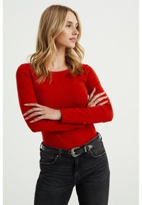 WE Fashion Hosszú ujjú felső - red