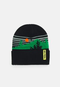 BEANIE UTILITY REVERSIBLE UNISEX - Gorro - black/jade smoke/lucky green