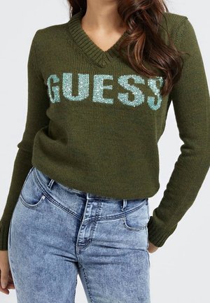 Pullover - dark green