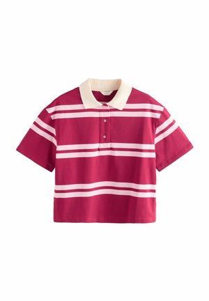 STRIPE RUGBY - Polokošeľa - pink berry stripe