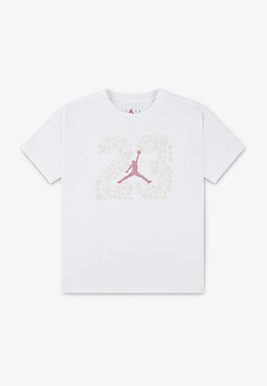 FLORAL TEE - Print T-shirt - sail