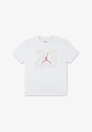 FLORAL TEE - Nyomott mintás póló - sail