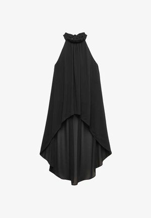 Marks & Spencer, DRAPED HALTER NECK LONGLINE - Blusa - black