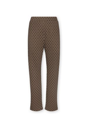 Elena Mirò, PANTALONI DRITTI JACQUARD - Broek - marrone