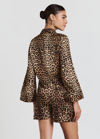 Calliope KIMONO SIMIL FANTASIA ANIMALIER - Camicia - var ultrablack