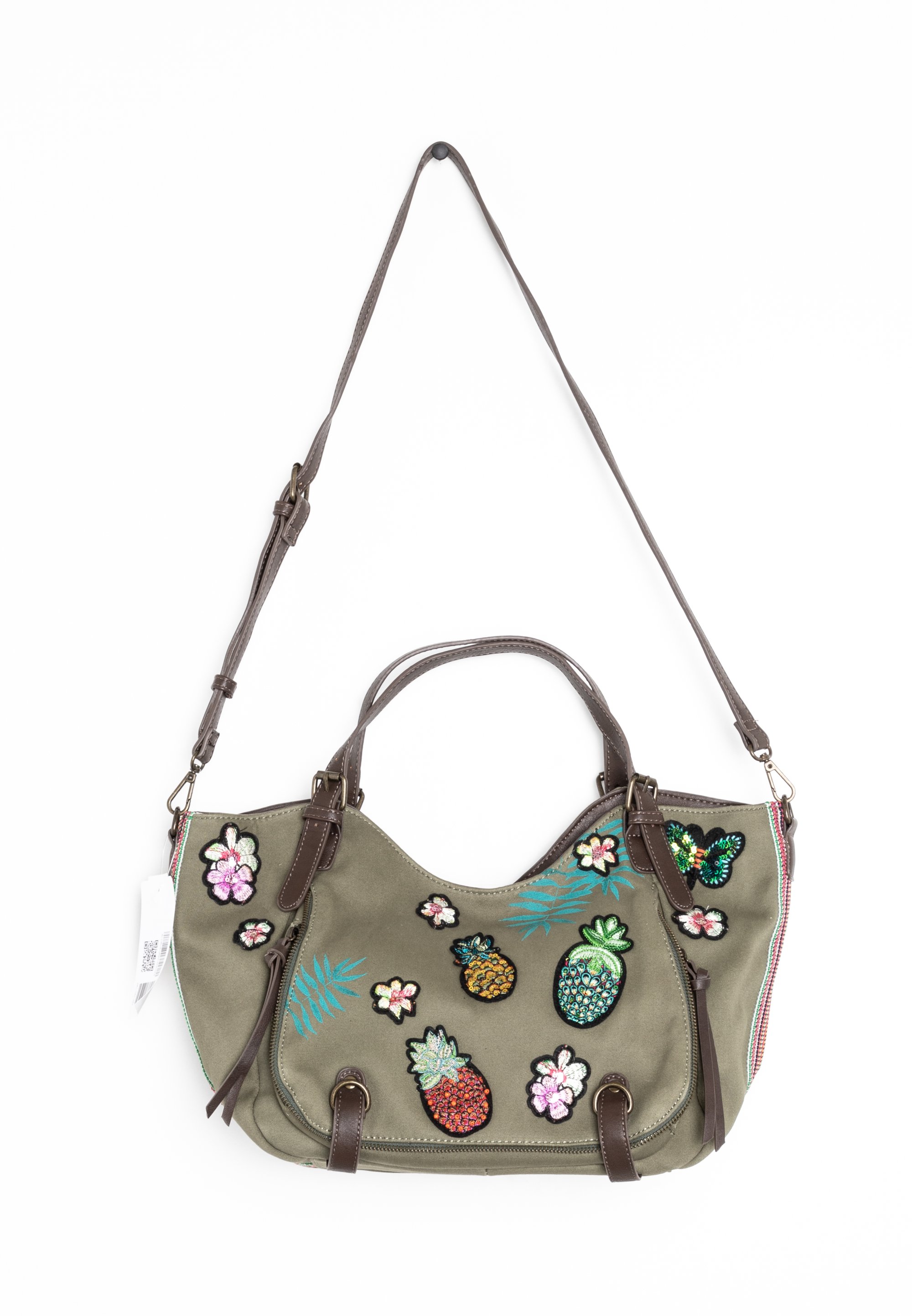 Bird Desigual Stofftasche Desigual Taschen Desigual Tasche GrÃ¼n