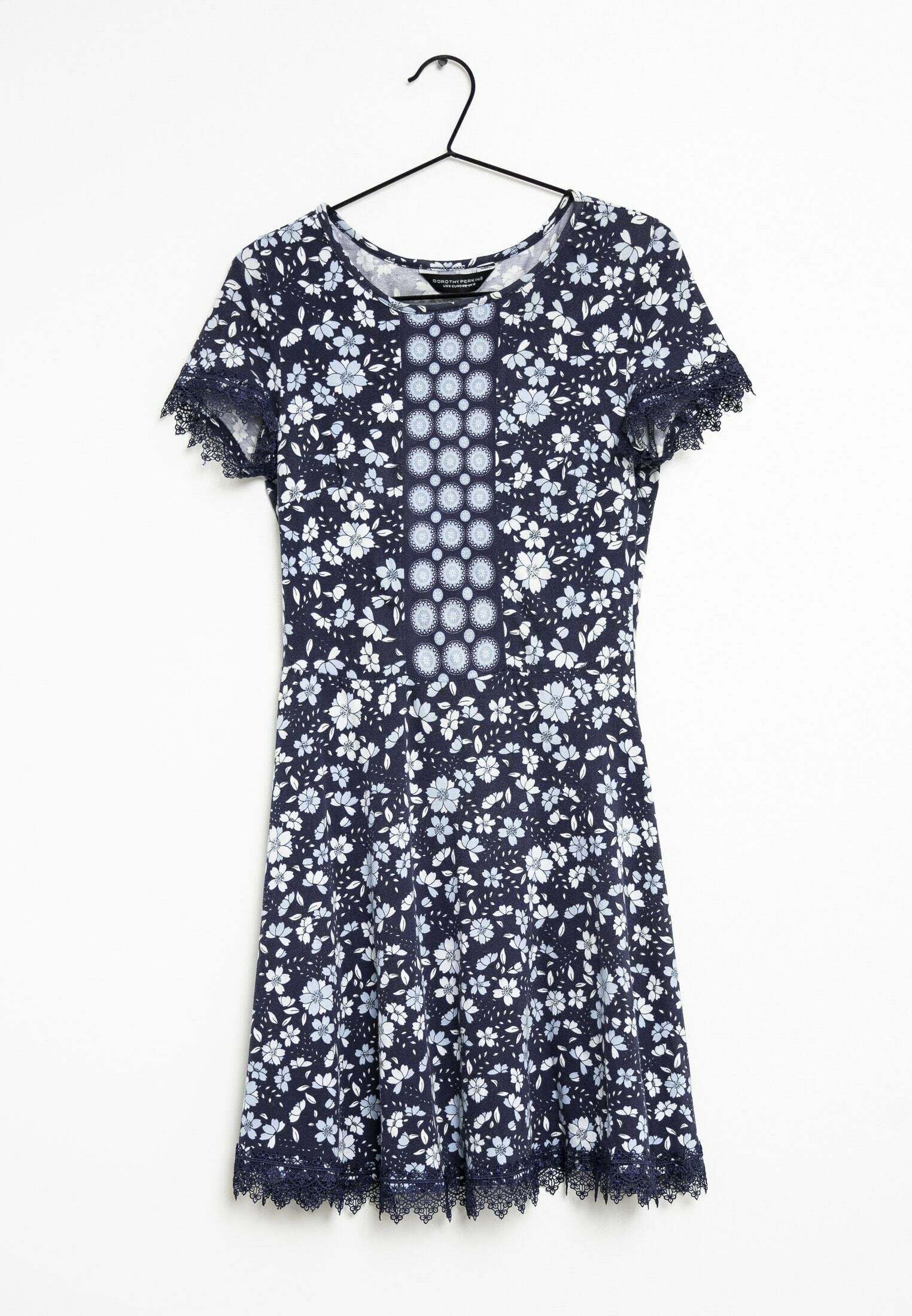 Robe évasée Patineuse Dorothy Perkins - Bleu Marine - Taille 14 - Manches 3/4 - Neuf Avec étiquettes