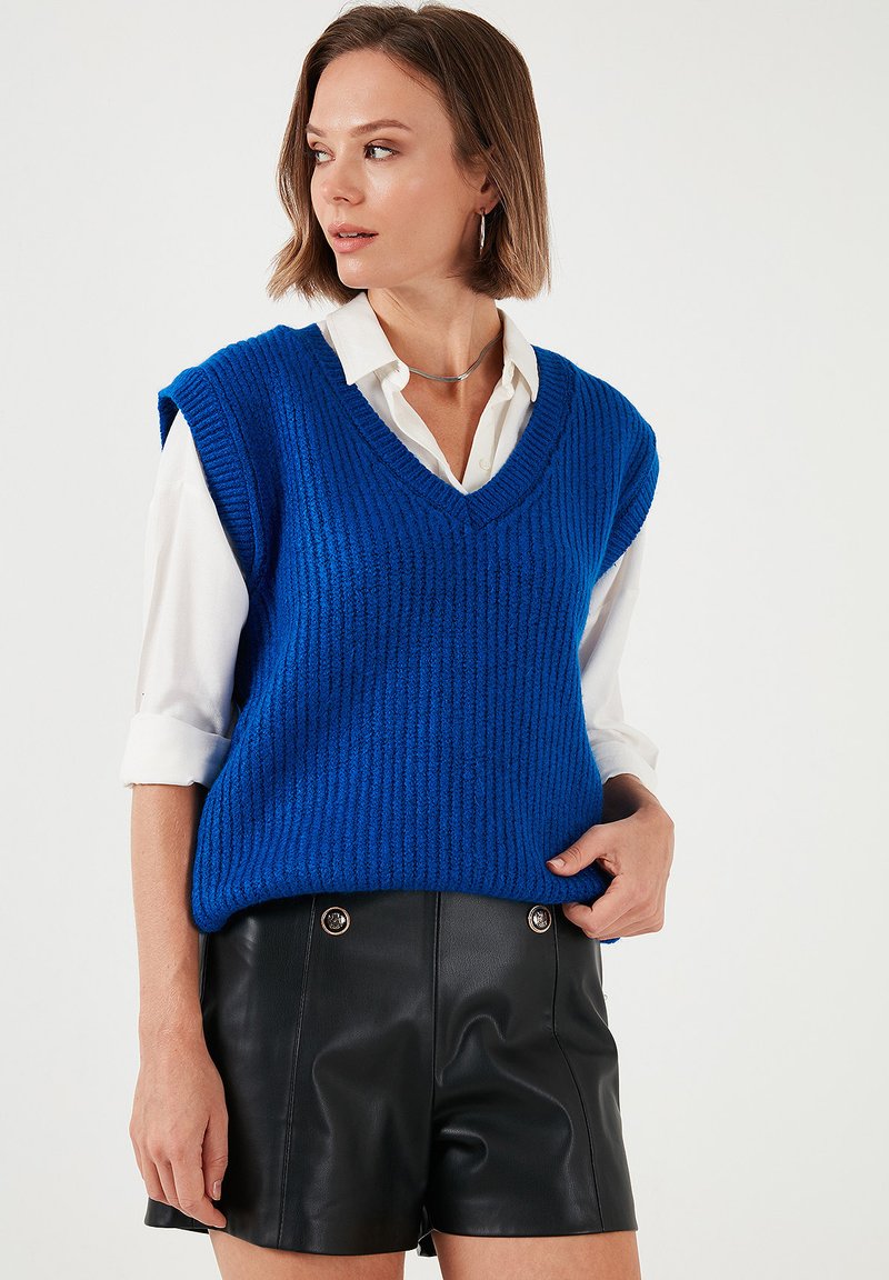 LELA Strickpullover - saxe blue