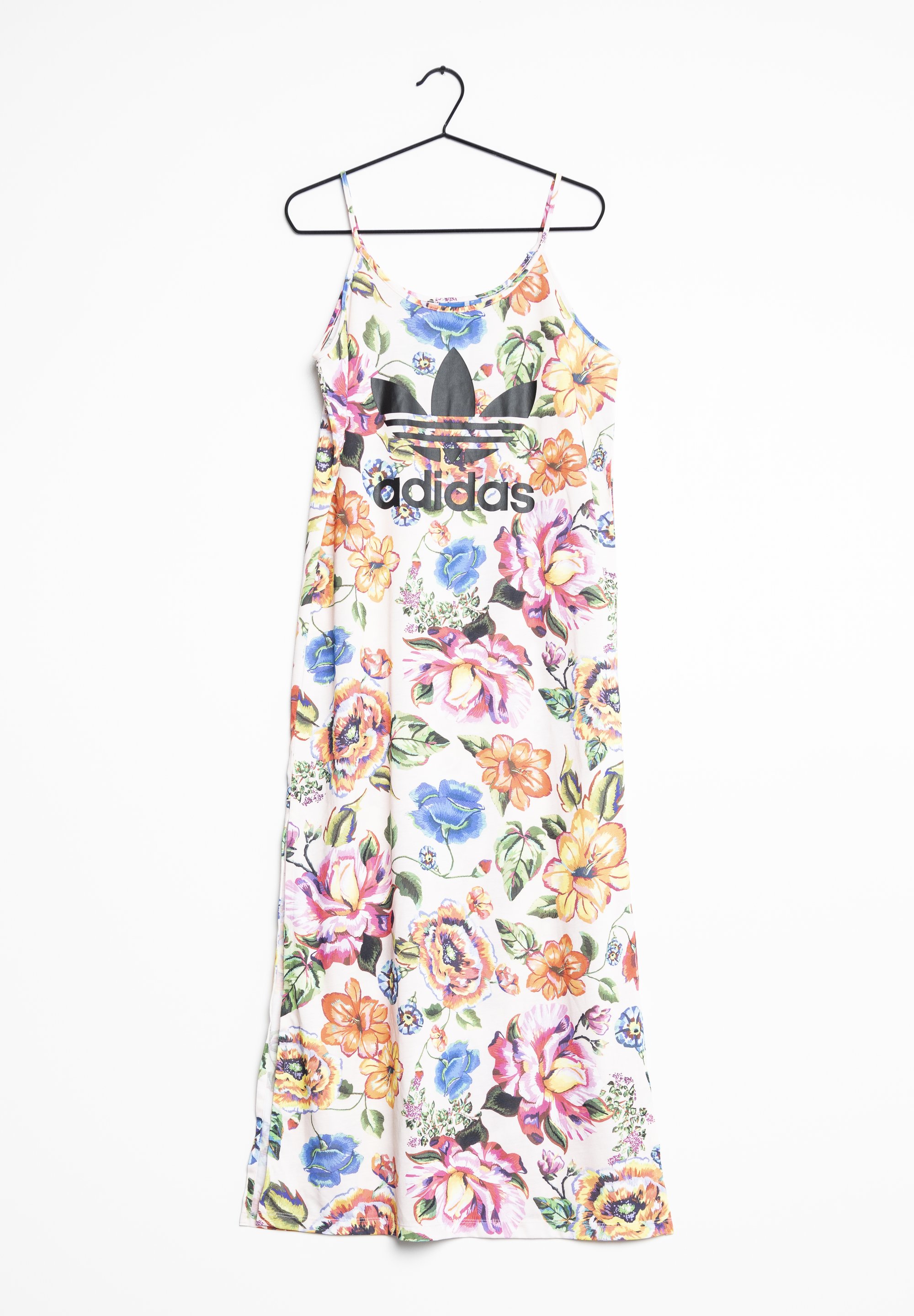 adidas floral maxi dress adidas Originals x Liberty London Bodycon 3-Stripes Maxi Dress - White