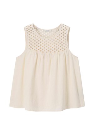 Sissy-Boy, SISSY-BOY HÄKEL-TOP - WEISS - Blouse - weiß