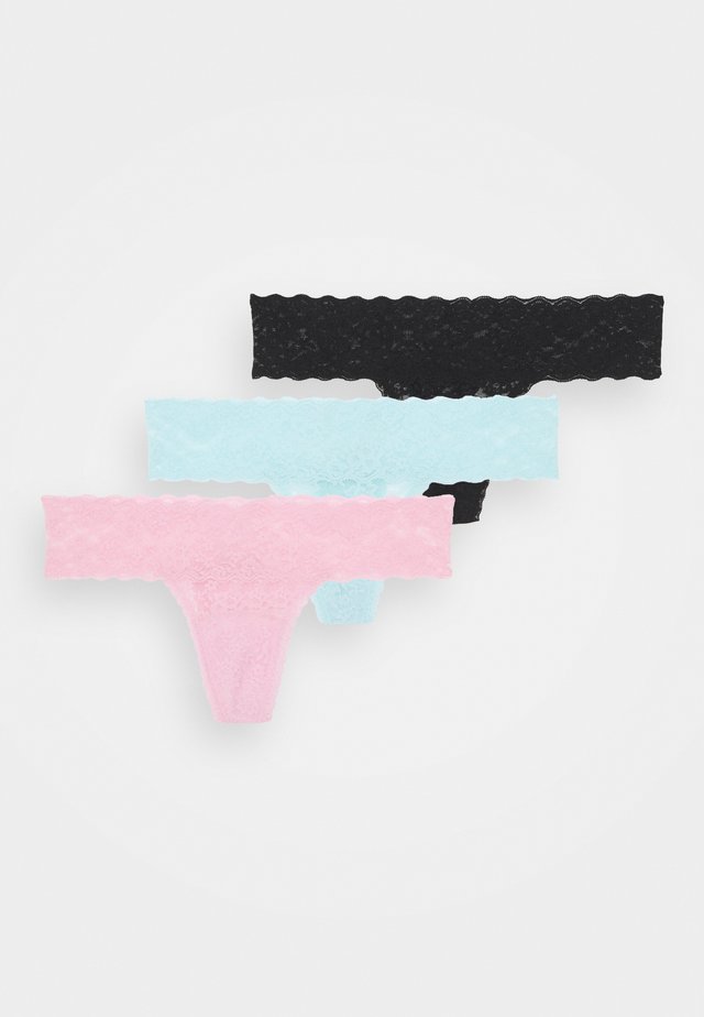 CORE 3 PACK - String - corn blue/rose spoonbill/black